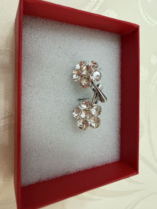 Cetcei superbi din argint cu pietre swarovski