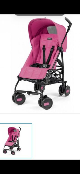 Коляска Peg Perego розовая