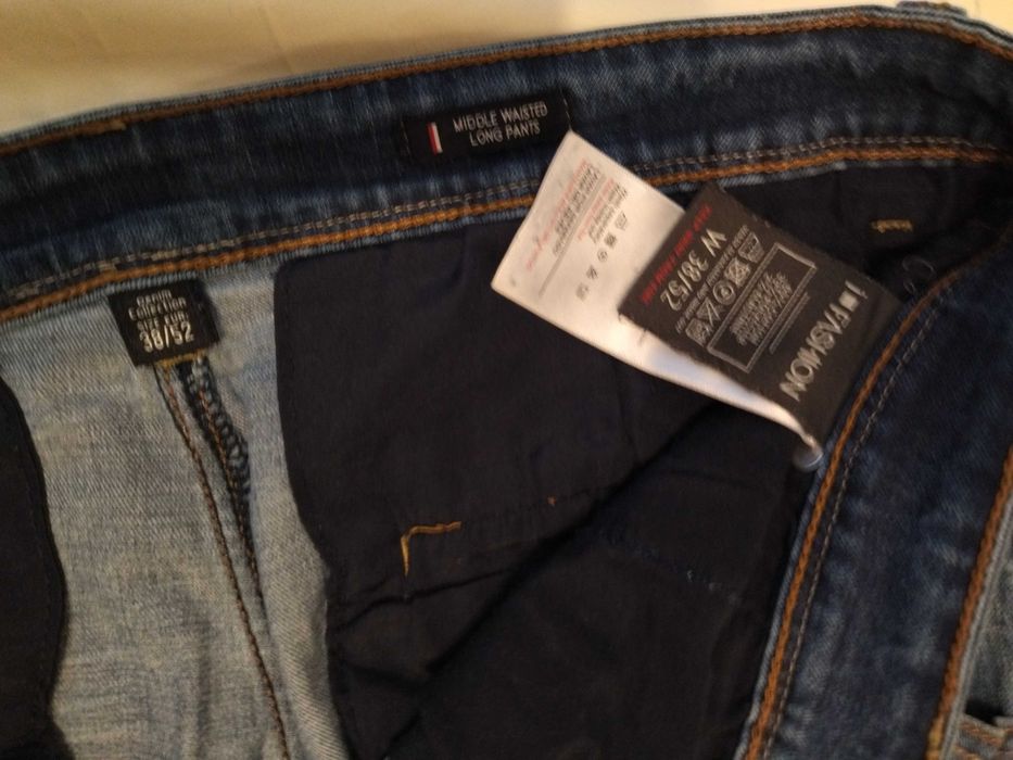 Pantaloni lungi barbati blugi Denim originali