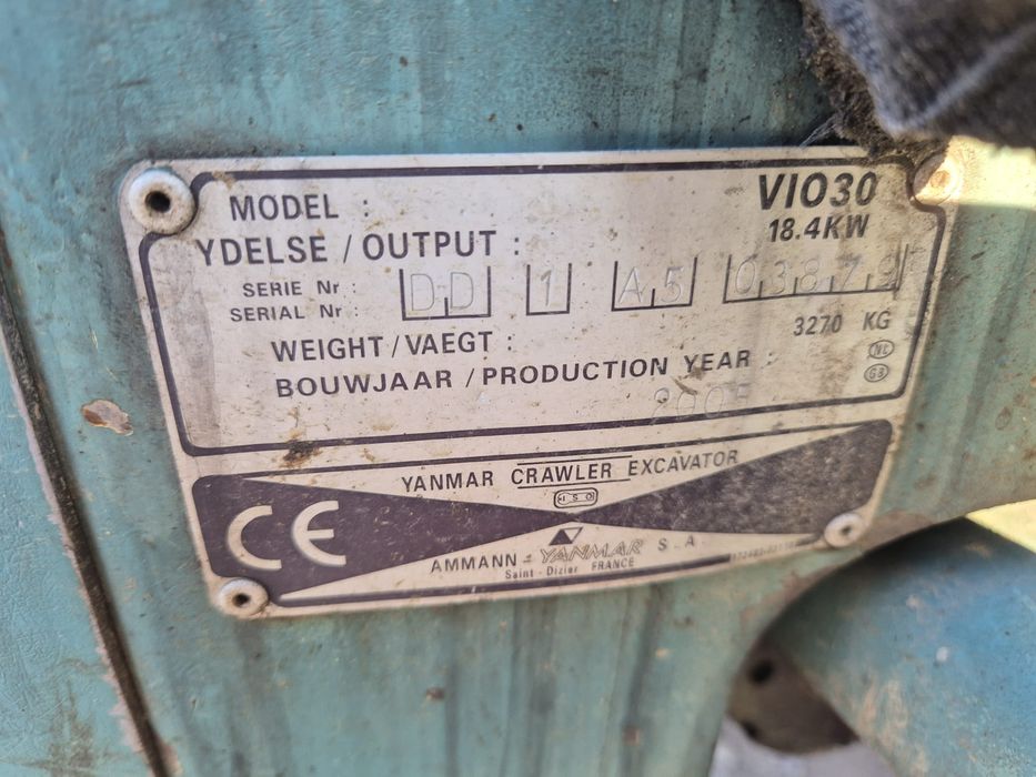 miniexcavator Yanmar