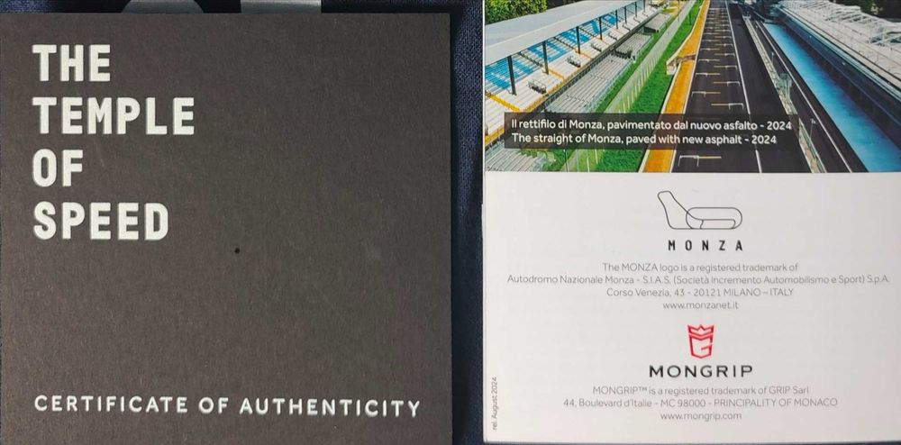 За феновете на F 1-от пистата Monza Италия  асфалт колекция