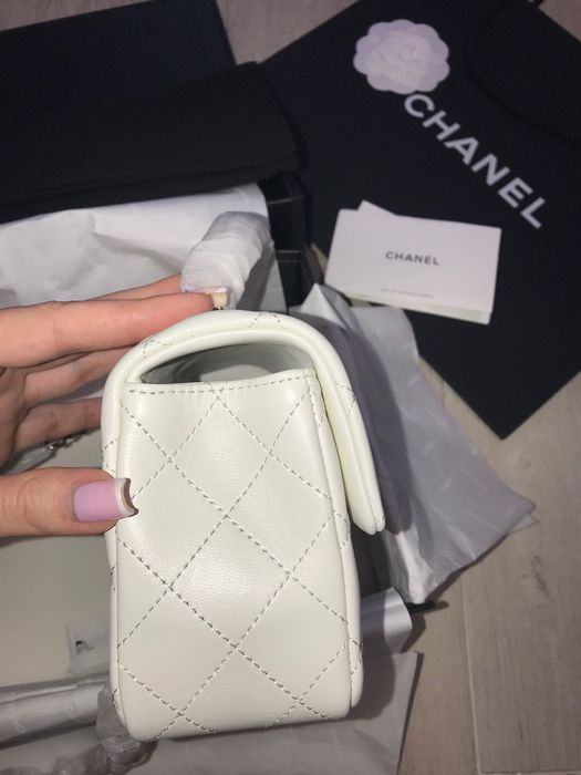Chanel бяла чанта