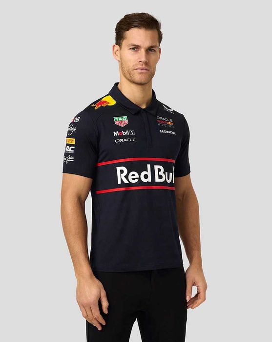 Red Bull Racing F1 Team Polo Shirt - Оригинална мъжка тениска с яка