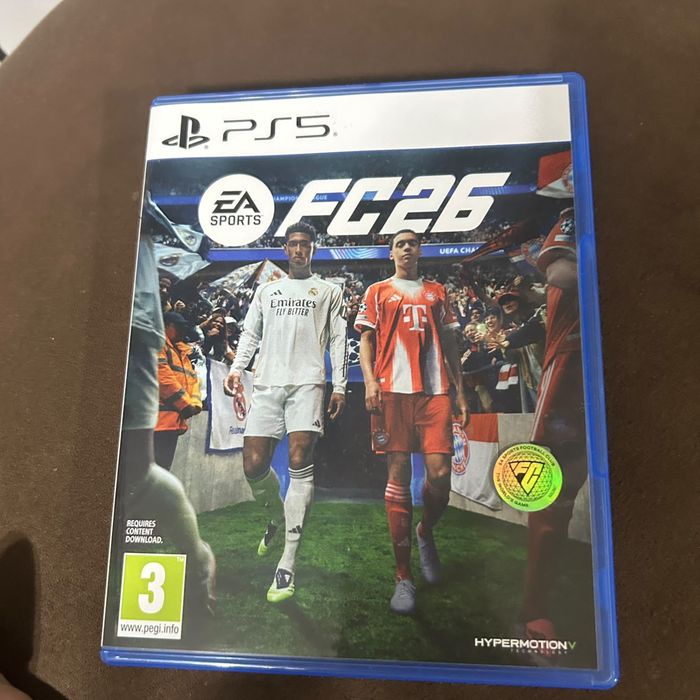 Новый диск на пс 5 fifa26