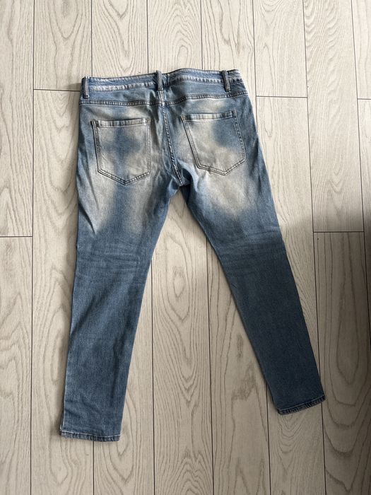 blugi albastrii slim fit