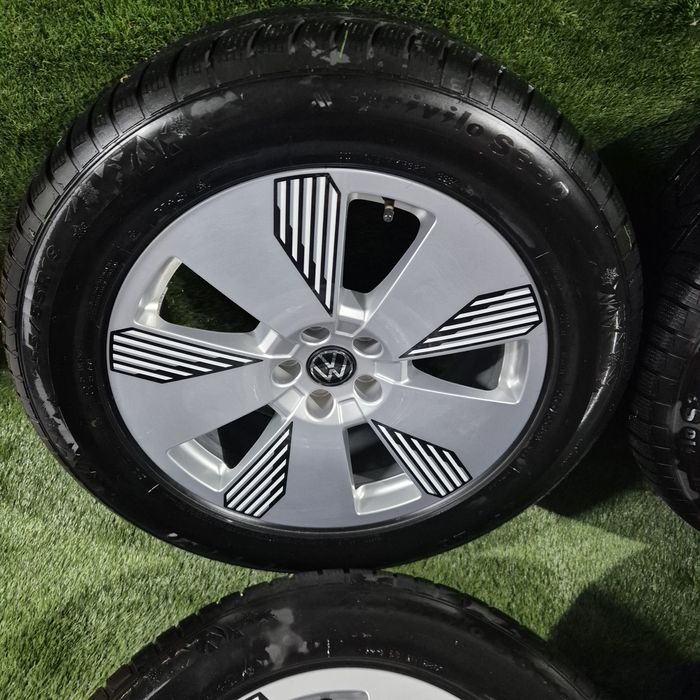 Jante impecabile R 19 5x112 vw Touareg cu 255 55 19 dot 2024 m+s