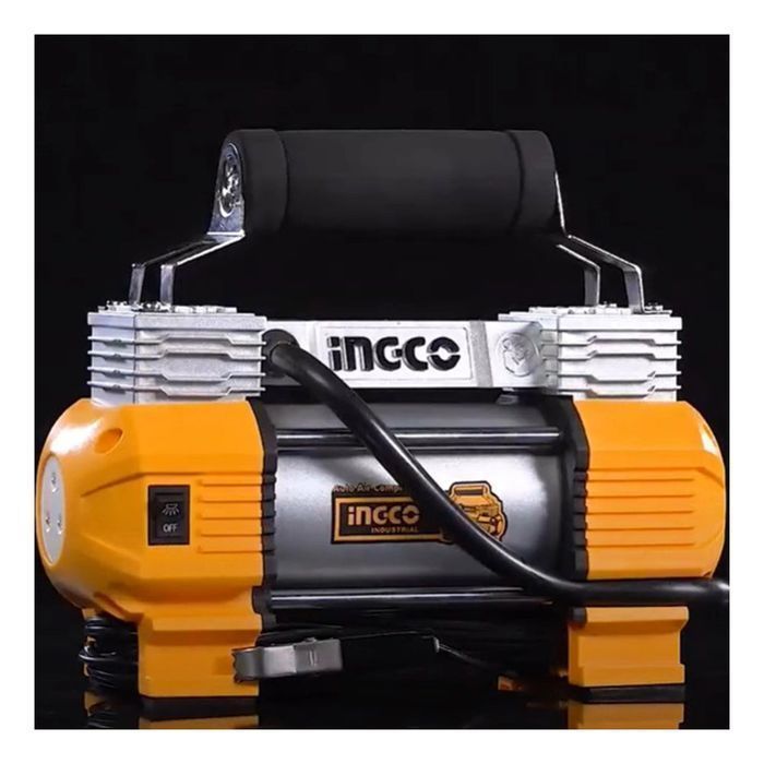 compresor electric auto portabil cu 2 cilindrii cu alimentare 12v ing