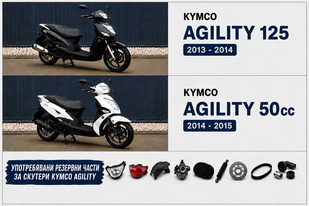 Кимко Аджилити 50cc / 125cc - На части или цял