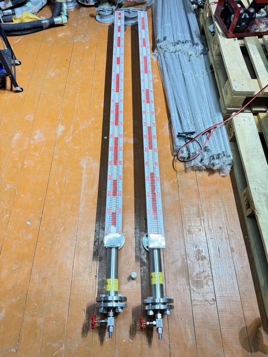 Уровнемер Магнитный флапповый уровень измерителя 1.5-2-2.5  m