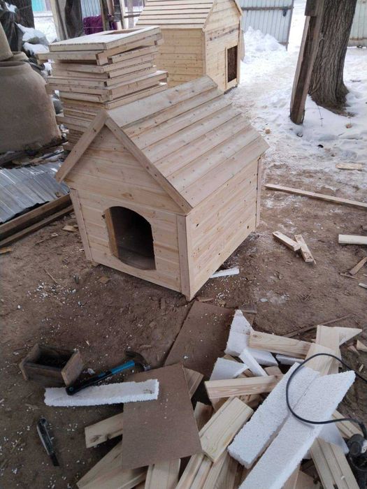 Будка для собаки утепленная