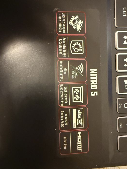 Laptop Gaming Acer Nitro 5 I7/RTX 3060/16GB RAM/1 TB/ 144Hz