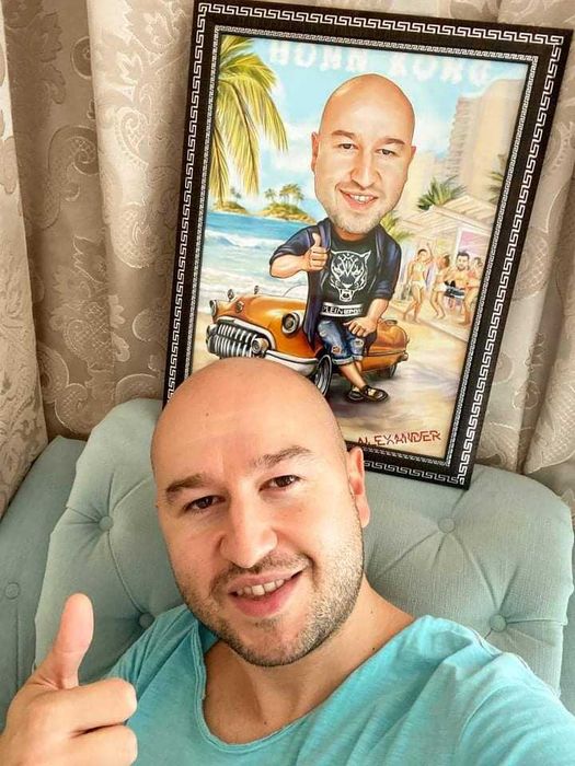 Ръчно Изработена Дигитална Карикатура По Поръчка