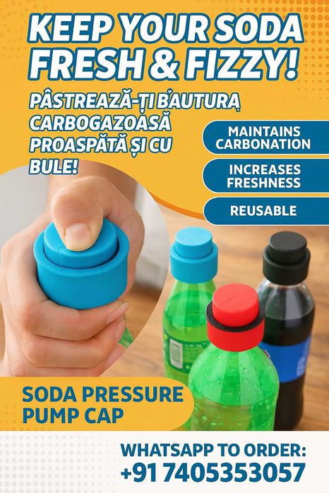 Soda bottle presure pump