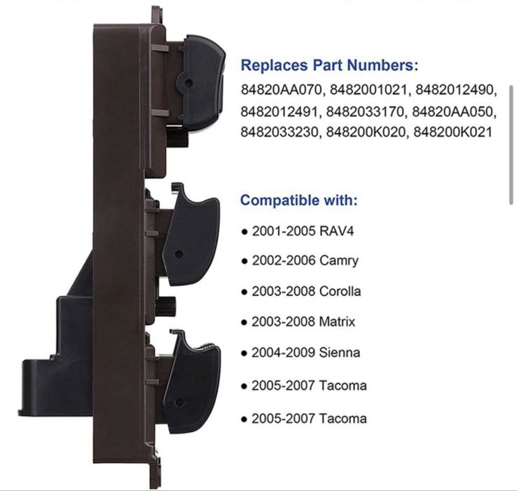 Модул за управление на  стъкла Тойота