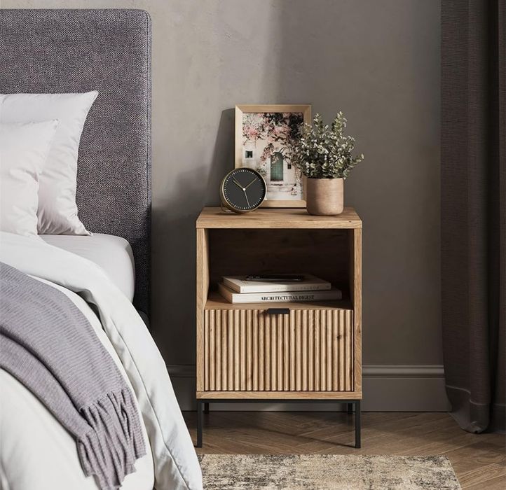 Нощно шкафче с метални крака Vicco 8958