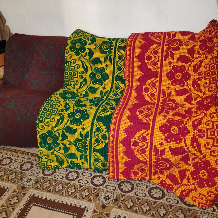 Vand ieftin Macate noi din Lana si Bumbac, lucrate manual