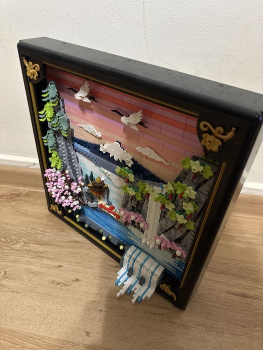 Lego peisaj cu flori de cireș japonez (31218)