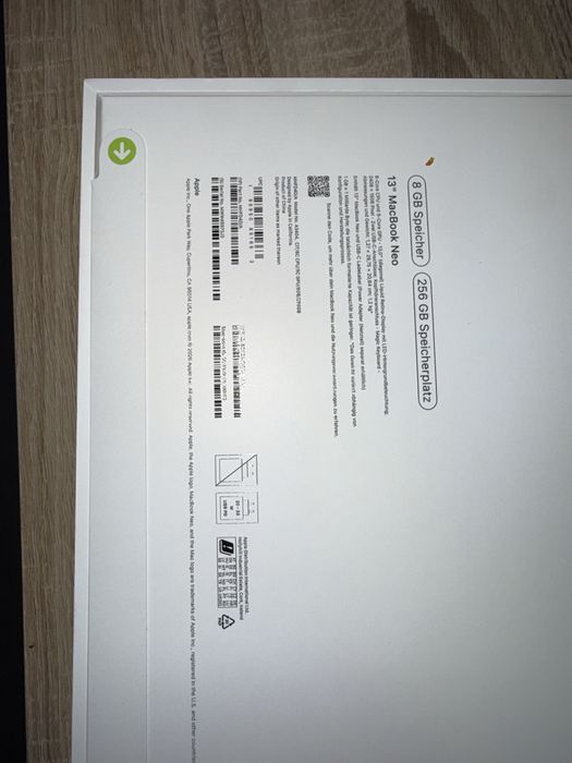 MacBook Neo (sigilat)