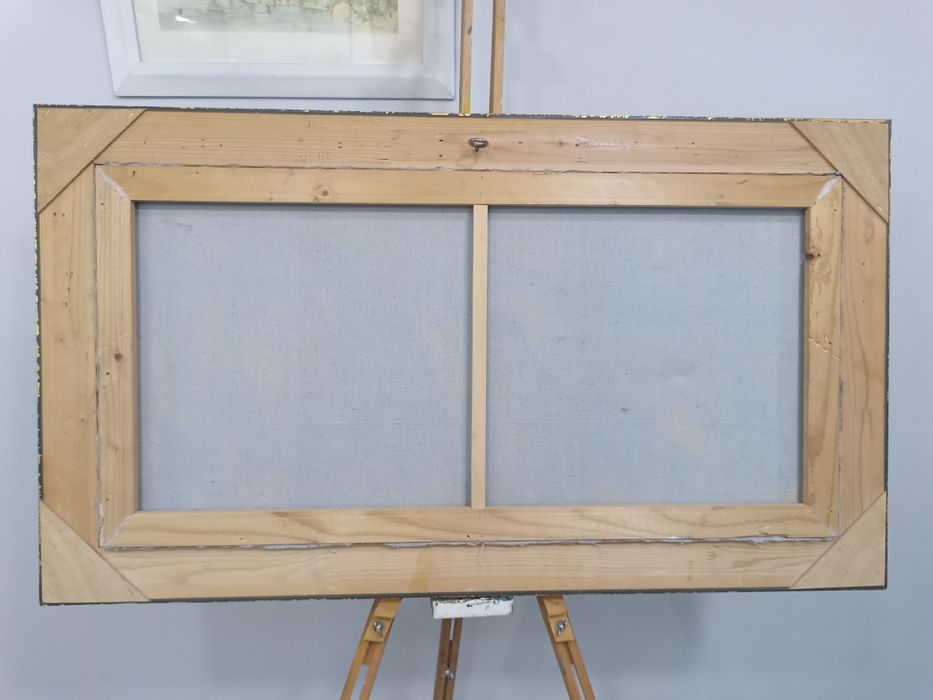 Оригинална немска картина маслени бои Baumeister (1986 г.) – 93x53 см