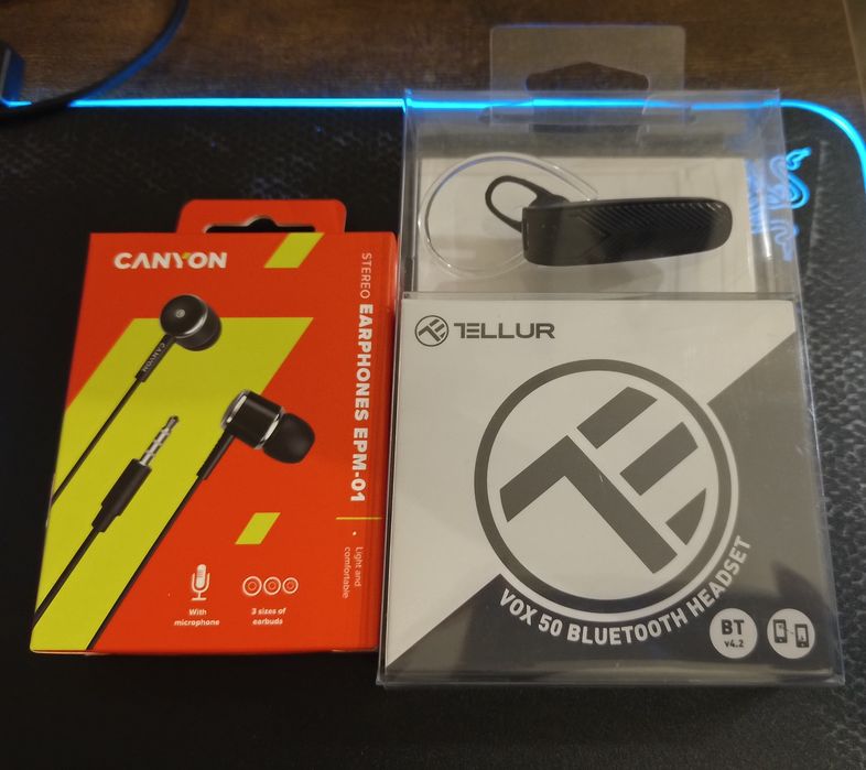 Bluetooth hands-free Tellur Vox 50 и Canyon EPM-01