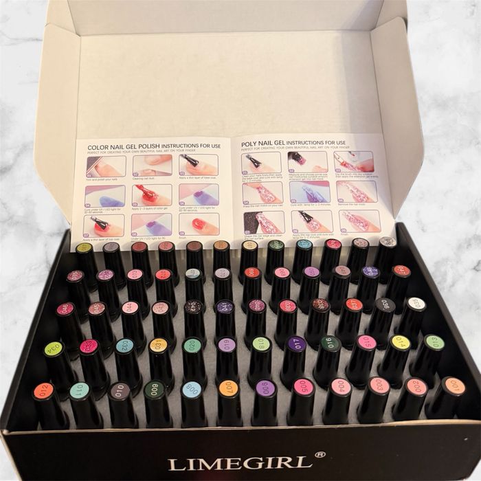 Комплект от 60 броя гел лак маникюр
