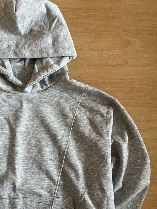 Серое базовое худи