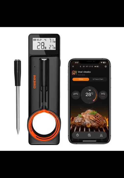 INKBIRD Безжичен термометър,термосонда за грил ,барбекю.