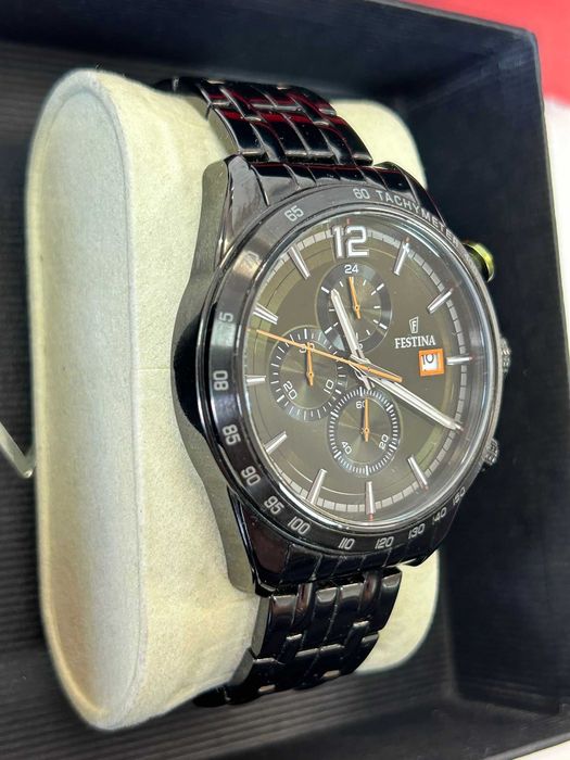 Ceas Festina F20344 Tachymeter Cronograf Negru pentru Bărbați |