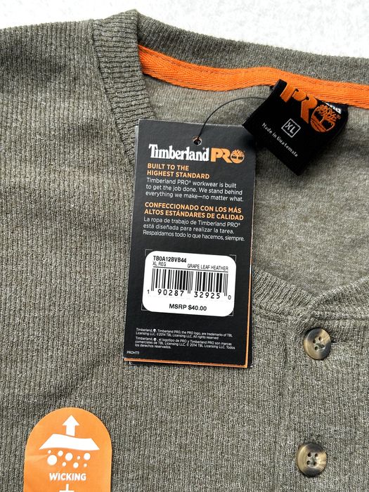 Мъжка блуза Timberland PRO (Mad As Henley) - размер XL, НОВА с етикет