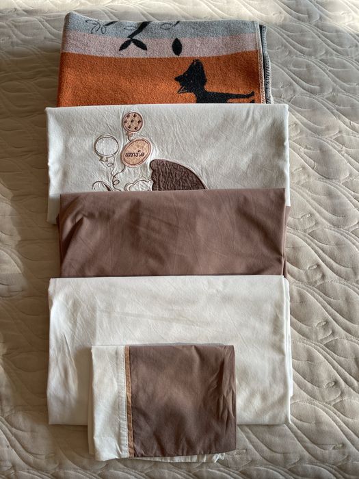 Комплект от бебешко одеало и спалено бельо