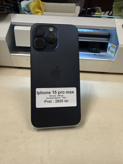 Iphone 15 pro max / 128 gb / 100% baterie / garantie