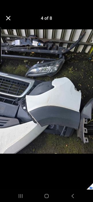 Пежо Боксер предница броня фарове и други Peugeot Boxer Citroen Relay