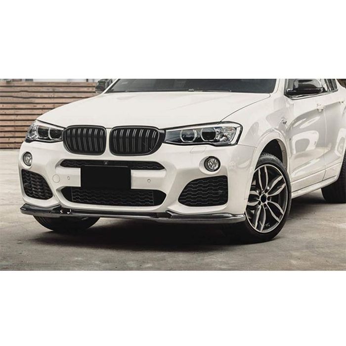 BTFWM ABS Lucido Faro Palpebre Sopracciglia Body Kit Adesivo 3D, For BMW X3 F25 X4 F26 18i 18d 20i 25i 30i 30d 2014-2018 Tuning Kit Adesivi Per Fari(Color:Carbon Look