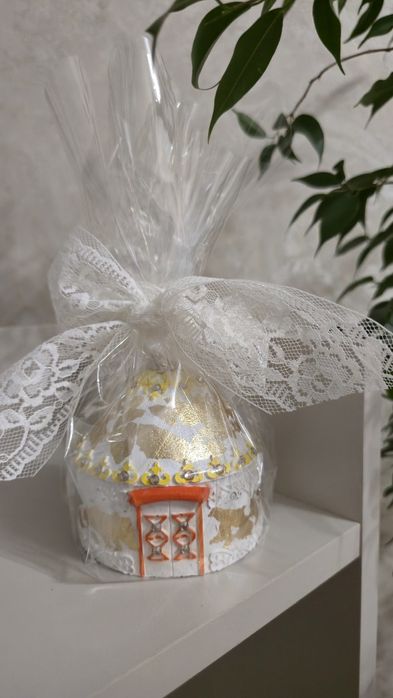 Юрта из гипса ручной работы