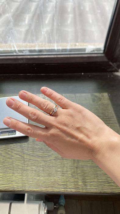 Россия Красное Золото кольцо 17,5 р