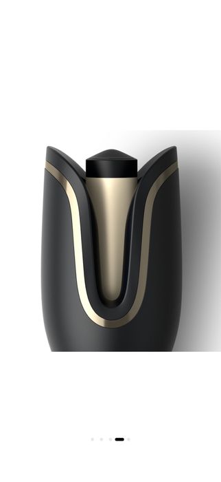 Ondulator automat PHILIPS StyleCare Prestige BHB876/00, 210 grade, invelis keratina, negru