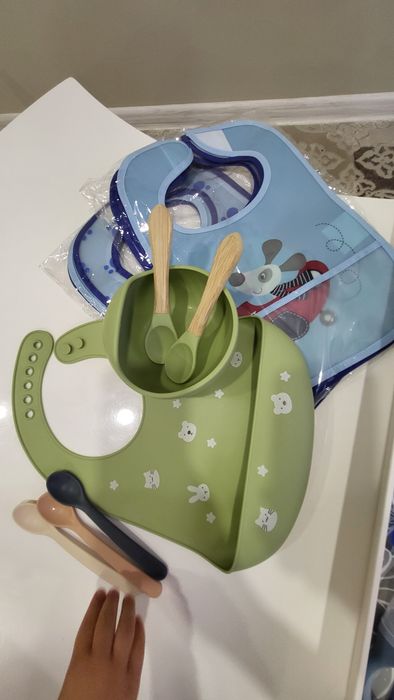 Сет новородено помпа Philips Avent шишета лигавници лъжици купа силикон
