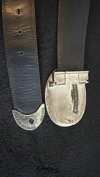 Сребърен колан проба 925 CHROME HEART Buckle Belt