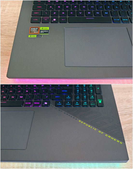 ASUS ROG Strix G18/AMD Ryzen 9 9955HX/NVidia RTX 5070 8GB/16GB RAM/1TB SSD NVME/18' 2560x1600 (WQXGA), 240Hz IPS матов геймърски лаптоп КАТО НОВ