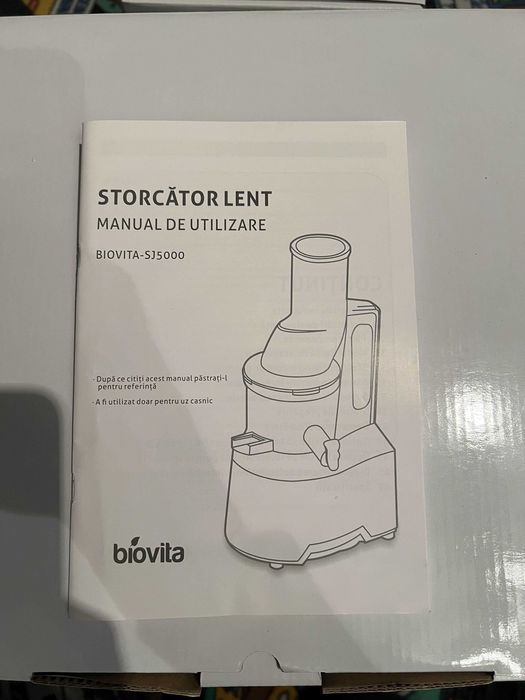 Storcator Biovita SJ5000, stare perfecta