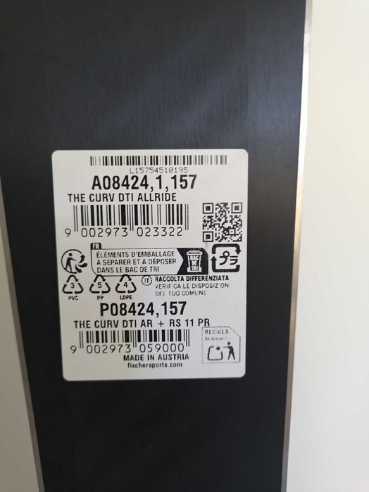 Нови Ски Fischer The Curv DTI AR сини/червени 157 см 2025/26