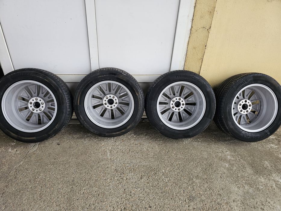 Jante Mercedes 17 "prinderea la prezoane 5X112  , cu anvelope Noi Continental 235/55/17 DOT 2026