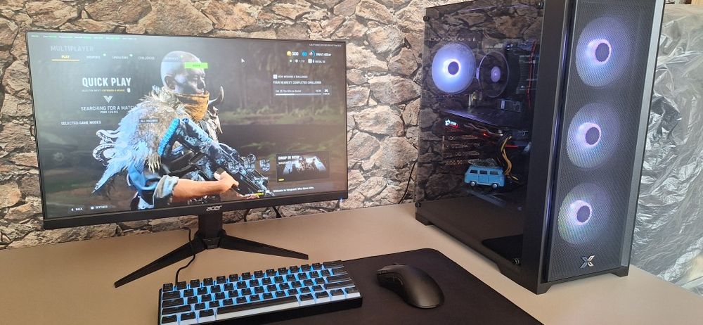 Компютър и периферия Ryzen 5600 /16GB ram/ RTX 3060 Ti