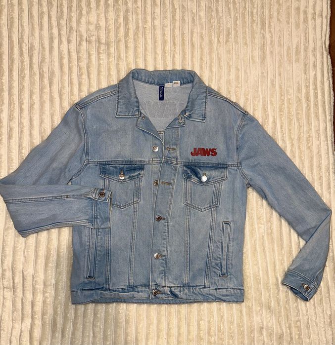 Мъжко дънково яке H&M/Синьо дънково яке