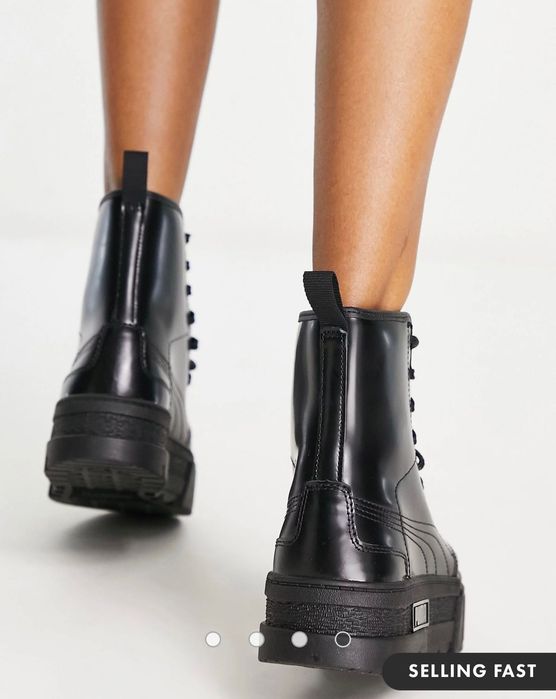 Маратонки от естествена кожа Puma X Dua Lipa/Дуа Липа