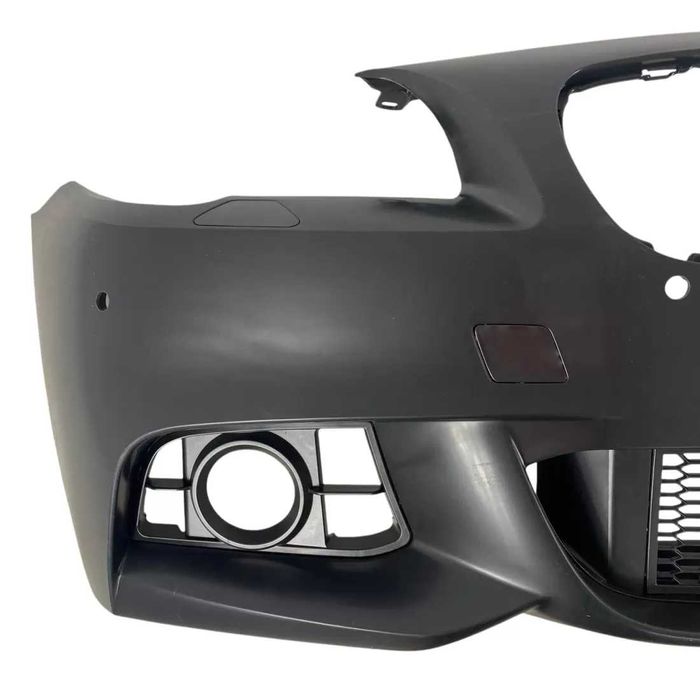 Предна броня за BMW F10 / F11 facelift (2014+) - M-Tech с отвори за парктроник грундирана/без грунд!