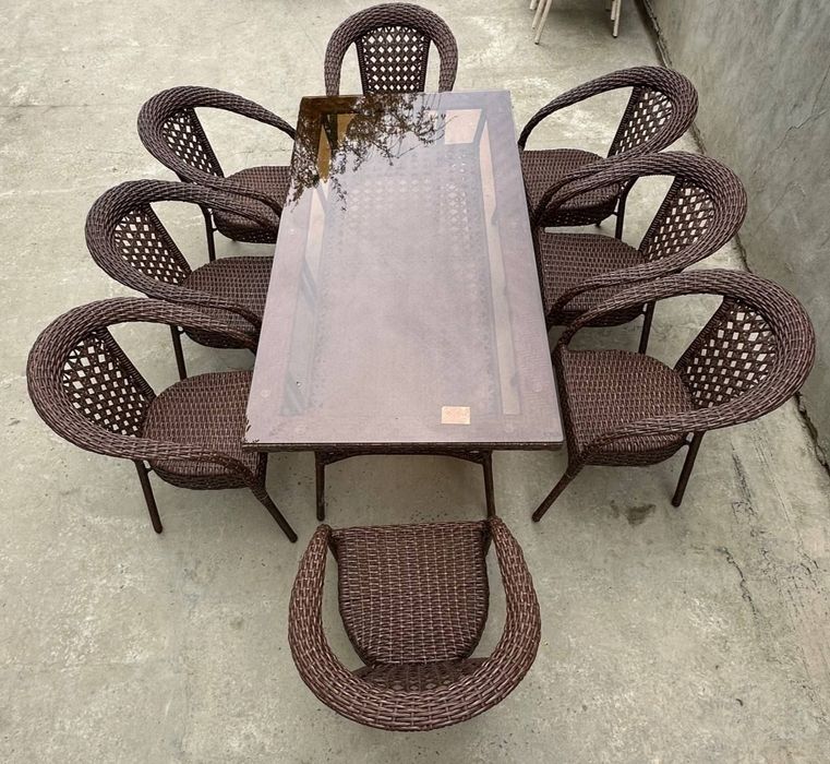 Мега Скидка Акция! Hovli Dachaga Летний Стол Стул Ротанг Rotang S