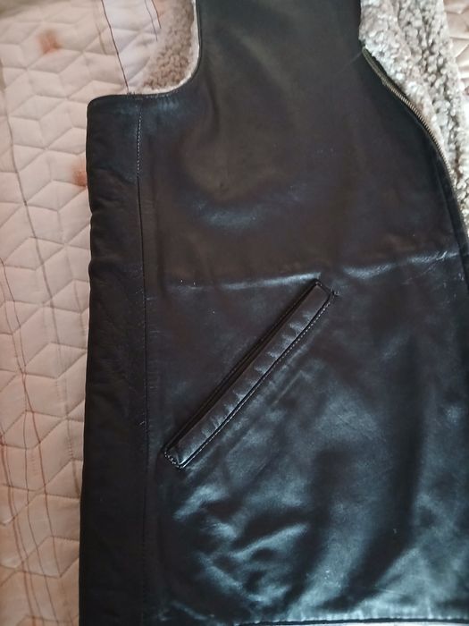 Кожен елек от агнешка кожа