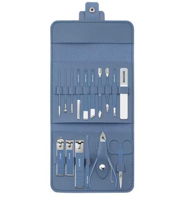 Комплект за маникюр и педикюр – 16 части, нокторезачки, грижа за нокти