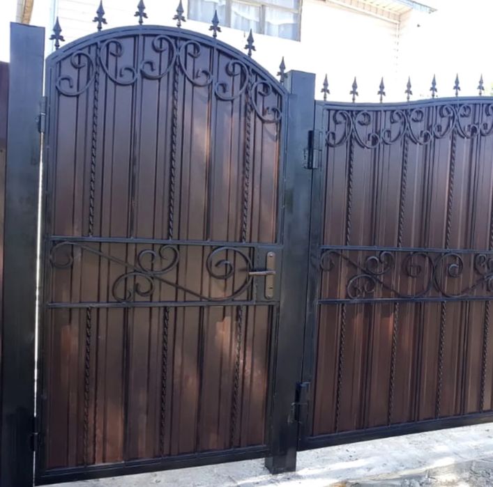 Калитка, ковка. Ворота. Кованые ворота